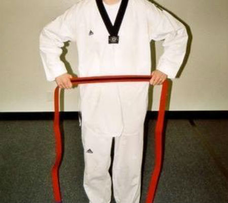 跆拳道腰带系法详细图解 - 健网
